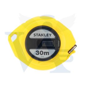   STANLEY mérőszalag 30,0fm/10mm ACÉL - Zárt földmérő, SÁRGA-FEKETE (0-34-108)