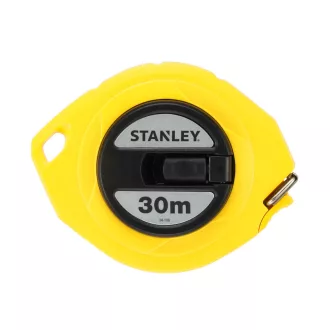   STANLEY mérőszalag 30,0fm/10mm ACÉL - Zárt földmérő, SÁRGA-FEKETE (0-34-108)