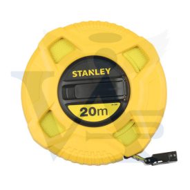   STANLEY mérőszalag 20,0fm/10mm ÜVEGYSZÁL - Zárt földmérő, SÁRGA-FEKETE (0-34-296) 