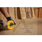 STANLEY mérőszalag 20,0fm/10mm ÜVEGYSZÁL - Zárt földmérő, SÁRGA-FEKETE (0-34-296) 