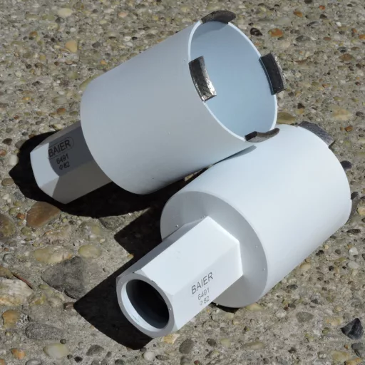 BAIER koronafúró 82mm - TITANIUM Speed SZÁRAZ fúráshoz, 1-1/4" (82x  90mm, főleg beton és vasbeton fúráshoz!)