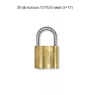 Lakat_TUTIUS 2048/45-3 k.eredeti +17 db másolt kulcs!
