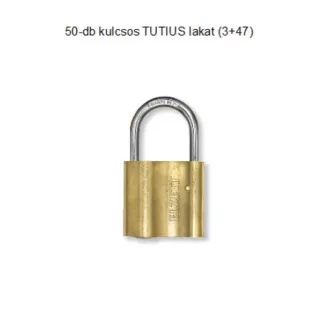 Lakat_TUTIUS 2048/45-3 k.eredeti +47 db másolt kulcs!