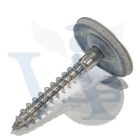 Faforgácslap-csavar-A2 4,5x  25 EPDM alátétes - Lencse-fej ROZSDAMENTES