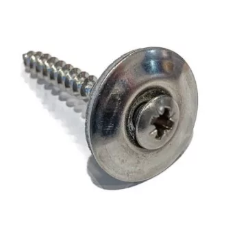   Faforgácslap-csavar-A2 4,5x  35 EPDM alátétes - Lencse-fej ROZSDAMENTES