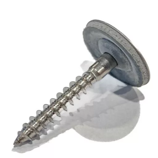 Faforgácslap-csavar-A2 4,5x  35 EPDM alátétes - Lencse-fej ROZSDAMENTES