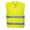 Munkavédelmi jelzőmellény XXL-XXXL  SÁRGA - (tépőzáras, neon zöld színű)