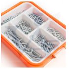 Barkács készlet ÖNMETSZŐ Lemezcsavarok - D-fej 3,5-4-5mm 210-részes HANDY