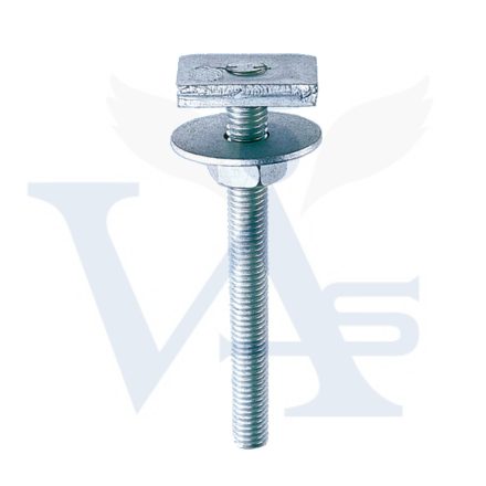 MÜPRO kalapácsfejű rögzítócsavar M  8x  80mm Horganyzott MPC-típus (38/24-40-120-ig profilhoz)