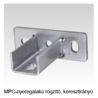 MÜPRO nyeregalakú tartókengyel 80x40  - Kereszt irányú