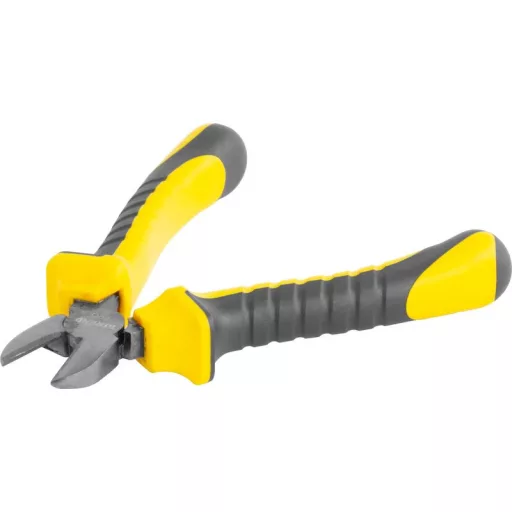 Oldalcsípő fogó 180mm STR-PRO PVC csúszásgátló nyél  (fekete/narancs)