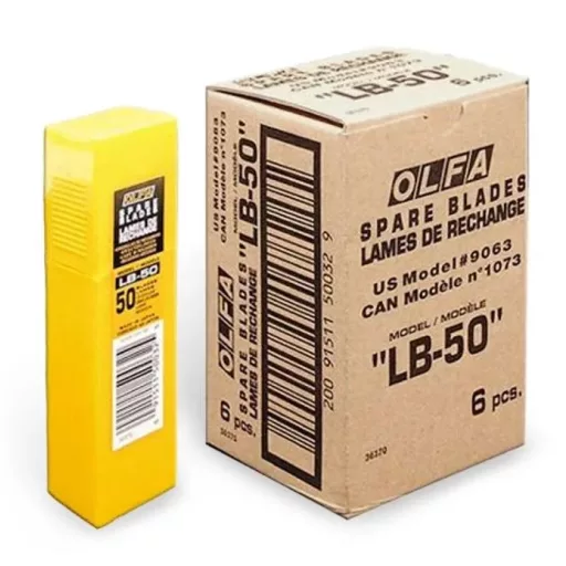 OLFA pvc vágó tartalék penge LB-50  - 18mm 50db/csomag