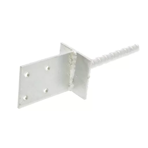 Oszloptartó Betonozható-T-alak 100mm -TÜZI-horganyzott (110x90x60)	