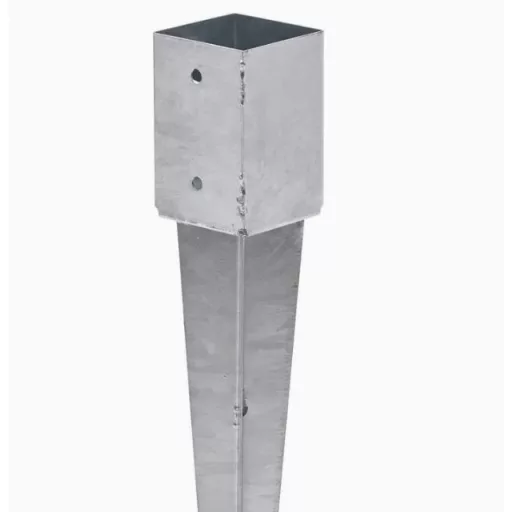 Oszloptartó Leszúrható   50x  50x600mm - []-négyszög alakú