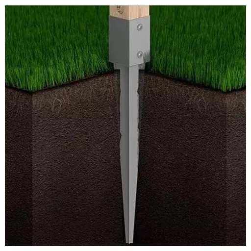 Oszloptartó Leszúrható 100x100x900mm - []-négyszög alakú