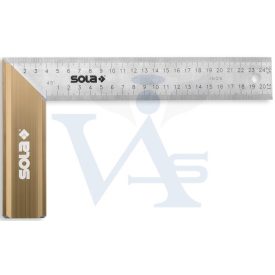   SOLA asztalos derékszög   250mm - SRB_250 (Alumínium fogantyú, rozsdamentes, 250x145mm)
