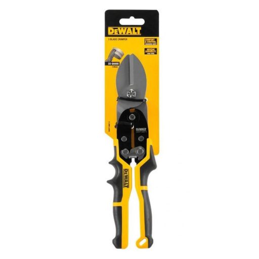 Dewalt ráncoló-fogó - DWHT14687-0, HVAC, 3-pengés (bádogos csőszűkítéshez)

