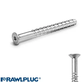   Betoncsavar   6,3x  50mm R-LX-05X050-CS-ZP - RawPlug Süllyeszett-fejű ETA (5mm furat)