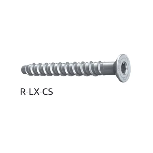 Betoncsavar   6,3x  50mm R-LX-05X050-CS-ZP - RawPlug Süllyeszett-fejű ETA (5mm furat)