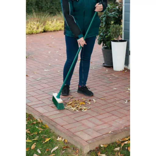 Partvis 300mm műanyag GECO U30P - 120cm Csav.fém nyél (zöld)