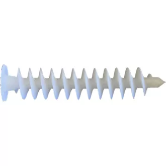   Tipli műanyag     4,5x125 POLISZTIROLHOZ  - CSAVARMENETES IMBUSZ-6  125
mm (5-6mm csavarokhoz)