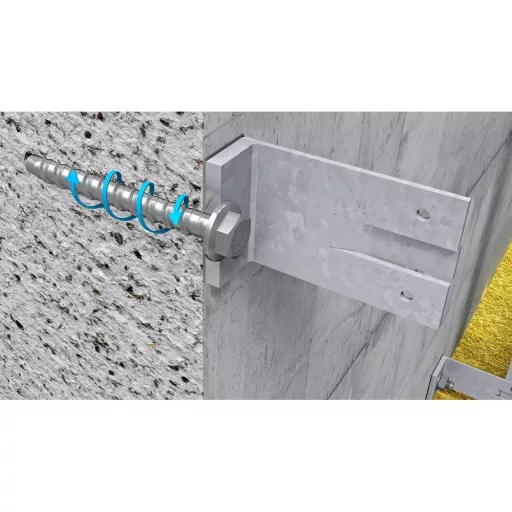 Betoncsavar   6,0x   50mm   7,5/06 HLF CE-ETA  - 6mm furathoz