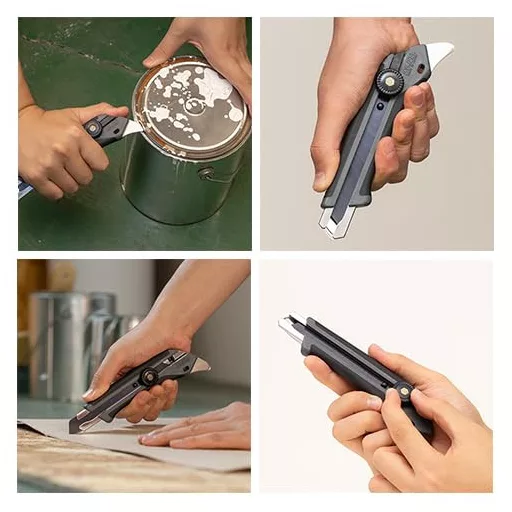 OLFA pvc vágókés L-5/GRY - 18mm, Szürke Évfordulós változat