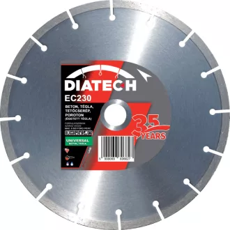   DIATECH gyémánt vágótárcsa EC230x22,2x  7,0mm (Beton, Tégla, Tetőcserép, Poroton vágásához)