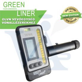   GREEN LINER lézeres-szintező Detektor - 4D, GLVN (hang és vizuális jelzés)