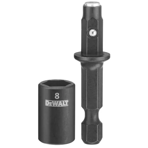 DEWALT gépi bit-fej   8,0x  50mm DT7465-QZ - MÁGNESES Hatszög (fekete edzett acél, tisztítható)