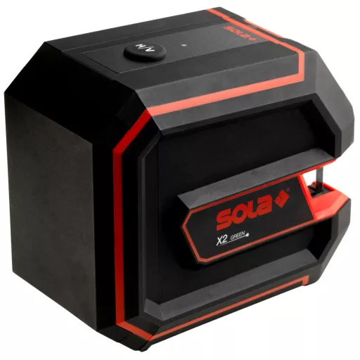 SOLA lézeres-szintező önbeálló - X2 Green (+keményfedeles táska+karabíner, elem) AKCIÓ!
