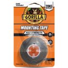 GORILLA ragasztószalag 25,0mm/ 1,50fm 2/2 - Kétoldalas-szerelőragasztó FEKETE (kültérre is)