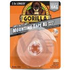 GORILLA ragasztószalag 25,0mm/  3,80fm 2/2 - Kétoldalas-szerelőragasztó Kristálytiszta_XL (átlátszó)