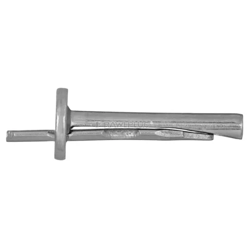 Beütőék---6x 65mm ACÉL FÖDÉM DŰBEL  - FEHÉR HORGANYZOTT