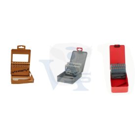   RH fémfúró klt.-tároló 1,0-10,0mm FÉM  - PIROS doboz AKCIÓ!