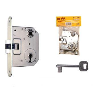   Bevésőzár N°1391-K LŐVÉR IKVA  - Normál 1-kulcs (zárólemez nélkül)