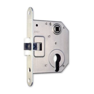   Bevésőzár N°3392-C LŐVÉR  - EURO ELZETT Cillinder betét (+ütközőlemez, LÉDIG csomagolás nélkül)