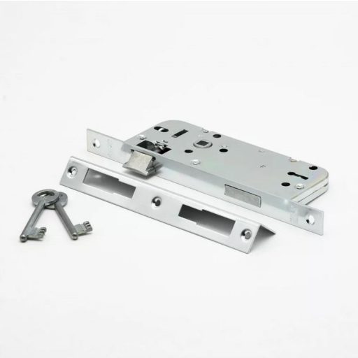 Bevésőzár N°3410-F 45/90 Sárga Doboz DOSE - EURO ELZETT Fogazott kulcs (2db!)