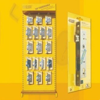 Bevésőzár N°3411-F 45/90 DOSE - EURO ELZETT SKIN PACK