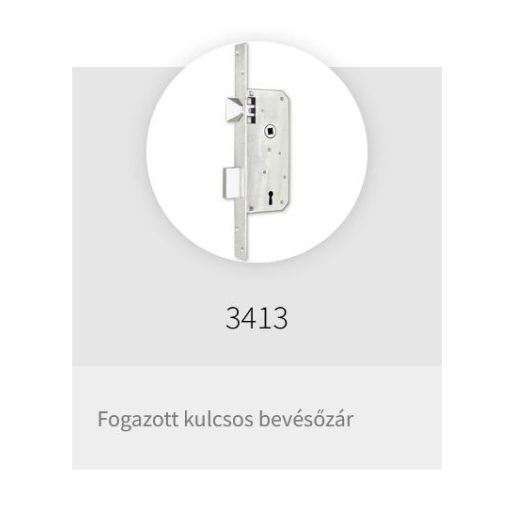 Bevésőzár N°3413/9cm ELŐAJTÓ BALOS