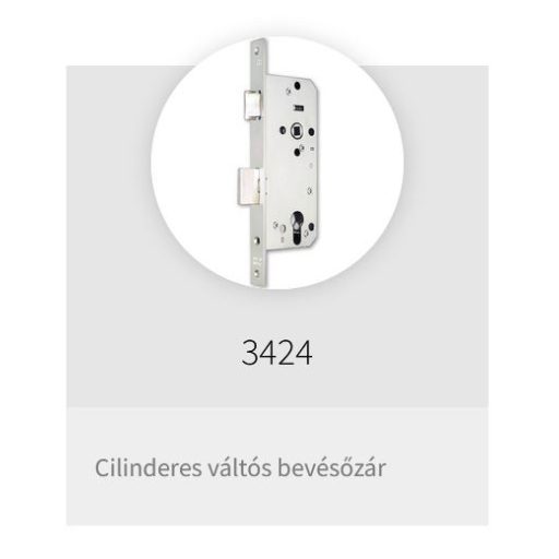 Bevésőzár N°3424/45/90-C DOSE MABISZ  - EURO ELZETT Cillinder betét ERŐSÍTETT