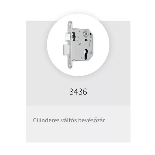 Bevésőzár N°3436/55-C LŐVÉR  - EURO ELZETT Cillinder betét