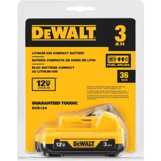 DEWALT akkumulátor DCB124-XJ - 12V 3Ah XR Li-Ion