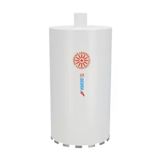   DEDRA koronafúró 225mm - VIZES fúráshoz, 1-1/4" (225x400mm, főleg tégla, beton és vasbeton fúráshoz!)