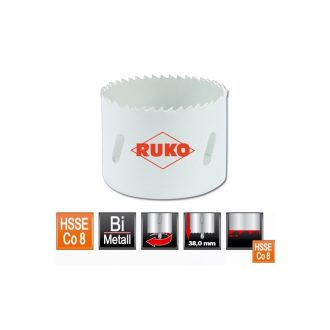   RUKO körkivágó-Co8   14mm Cobalt-8,0% Fémhez HssE (cobalt, befogó: A1, A4, A5) AKCIÓ!