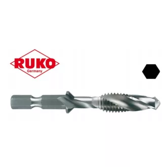   RUKO menetfúró 1/4-BIT, Hosszú M-  3,0x0,50 HSS - Kombinált (fúró és menetfúró egyben)