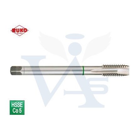 RUKO menetfúró GÉPI NORMÁL EH M-  2,0x0,40 HssE-Co5 - EGYENES HORNYÚ, Cobalt-5% (DIN371-Form-B)