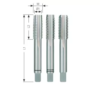   RUKO menetfúró KÉZI NORMÁL M-10,0x1,50 EH HssG - TERRAX, I.II.III.vágás DIN352