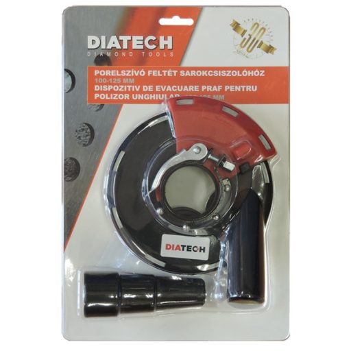 DIATECH sarokcsiszoló porelszívó adapter 115/125mm