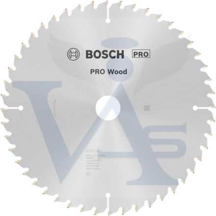 BOSCH körfűrészlap 260x30x3,2-48 fog - PRO Wood (hálózati, gérvágó fűrészhez)